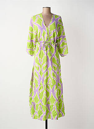 Robe longue vert TERRA DI SIENA femme