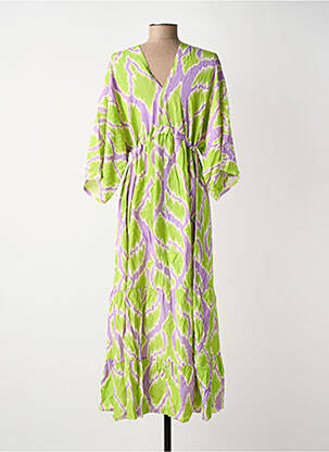 Robe longue vert TERRA DI SIENA femme