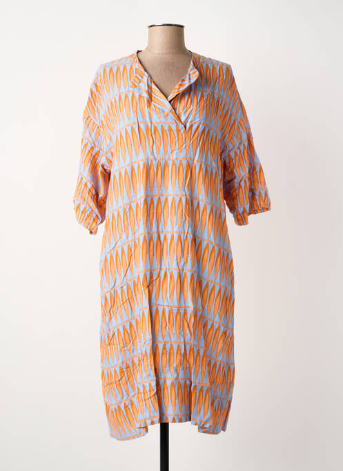 Robe courte orange TERRE BLEUE femme