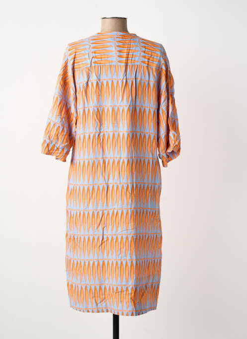 Robe courte orange TERRE BLEUE femme
