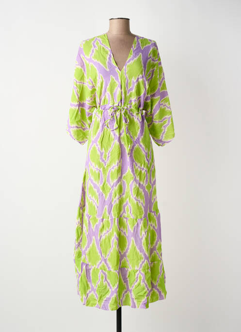 Robe longue vert TERRA DI SIENA femme