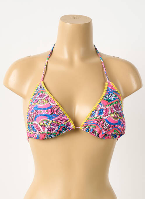 Maillot de bain 2 pièces rose SHIWI femme