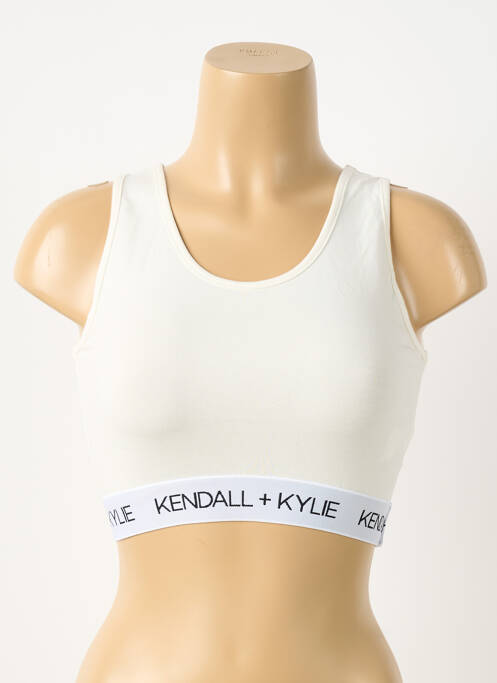 Débardeur blanc KENDALL + KYLIE femme