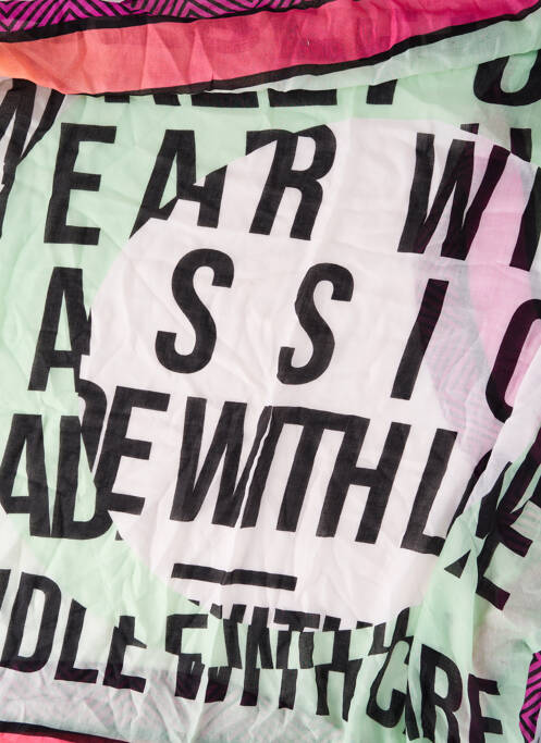 Foulard rose STREET ONE femme