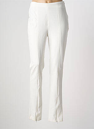Pantalon chino blanc MORGAN femme