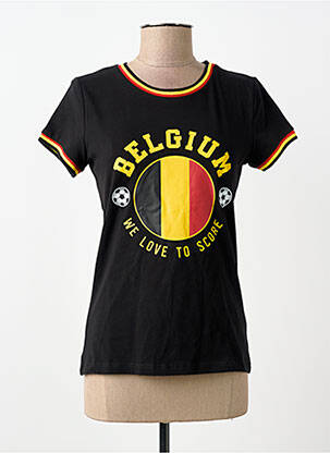 T-shirt noir ZEB STYLE LAB  femme
