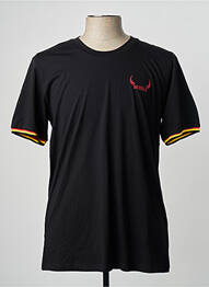 T-shirt noir ZEB STYLE LAB  homme