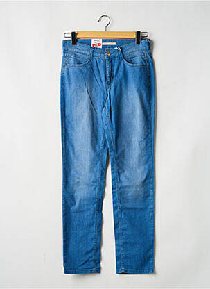 Jeans coupe droite bleu MAC femme