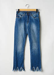 Pantalon 7/8 bleu ASTRID BLACK LABEL femme
