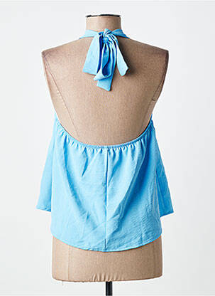 Top bleu JACQUELINE DE YONG femme