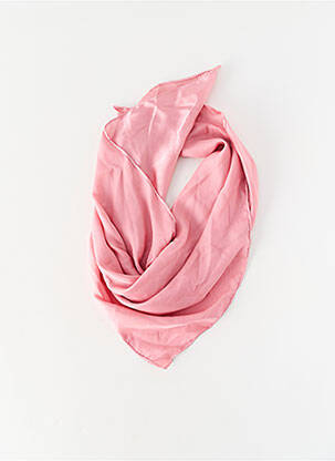 Foulard rose JCL femme