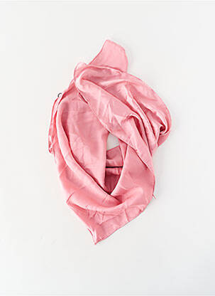 Foulard rose JCL femme