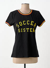 T-shirt noir ZEB STYLE LAB  femme