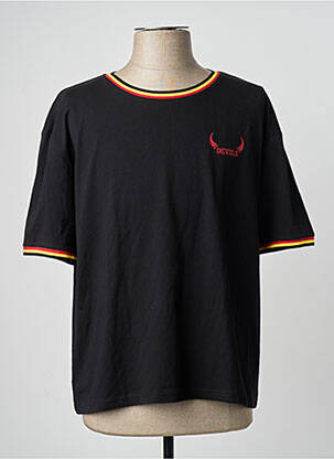 T-shirt noir ZEB STYLE LAB  femme