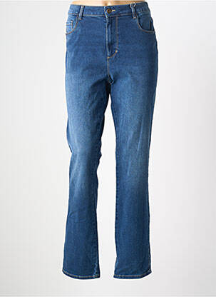 Jeans coupe droite bleu CARMAKOMA femme