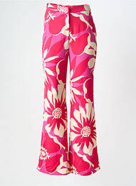 Pantalon large rose MORGAN femme