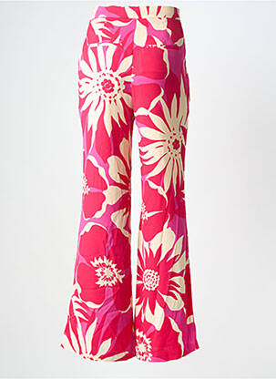 Pantalon large rose MORGAN femme