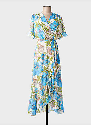 Robe longue bleu TERRA DI SIENA femme