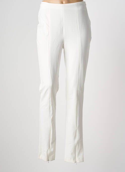 Pantalon chino blanc MORGAN femme