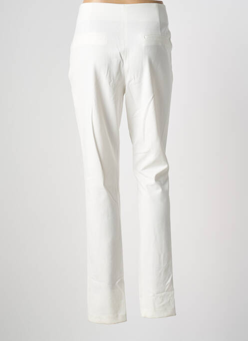 Pantalon chino blanc MORGAN femme
