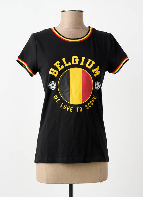 T-shirt noir ZEB STYLE LAB  femme