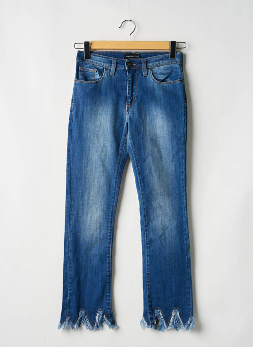 Pantalon 7/8 bleu ASTRID BLACK LABEL femme