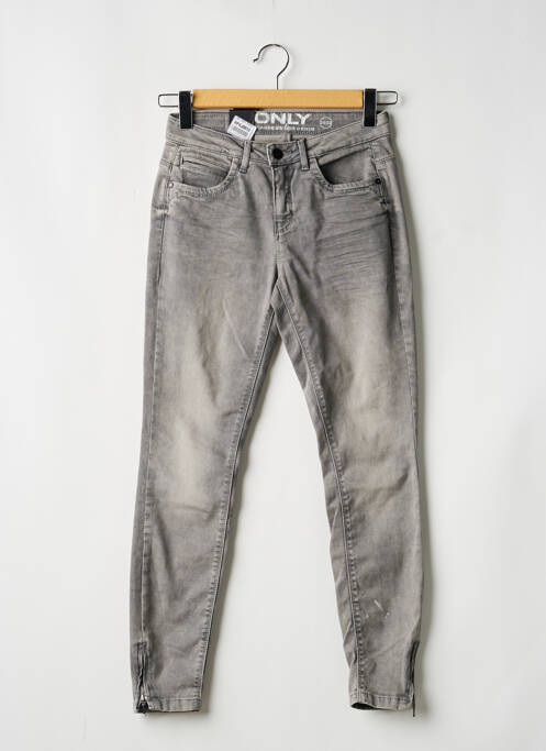 Jeans skinny gris ONLY femme