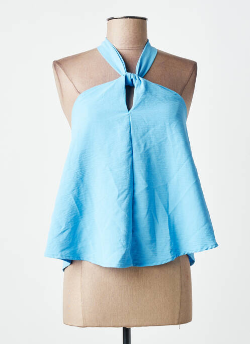 Top bleu JACQUELINE DE YONG femme