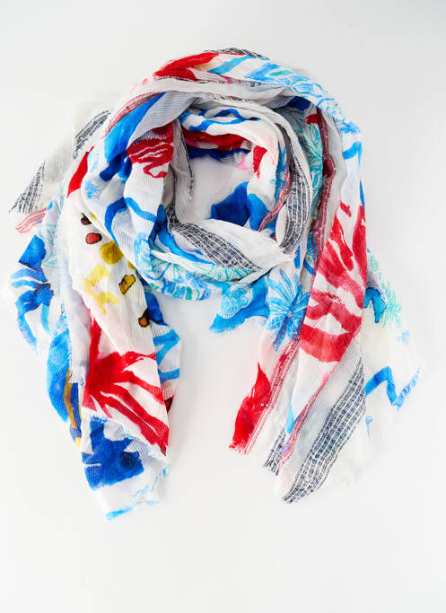 Foulard bleu DESIGUAL femme