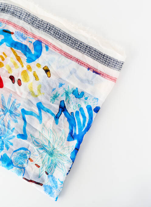 Foulard bleu DESIGUAL femme