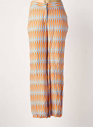 Pantalon large orange TERRE BLEUE femme
