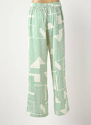 Pantalon 7/8 vert TERRE BLEUE femme