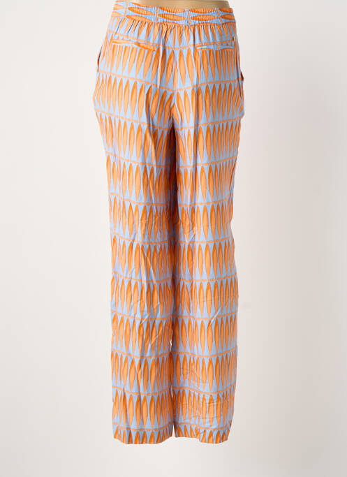 Pantalon large orange TERRE BLEUE femme