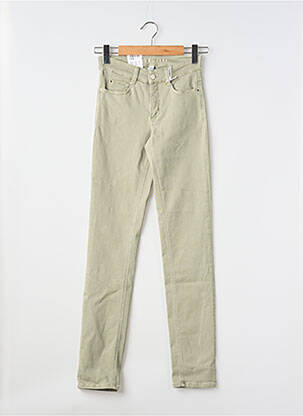 Jeans coupe slim vert MAC femme
