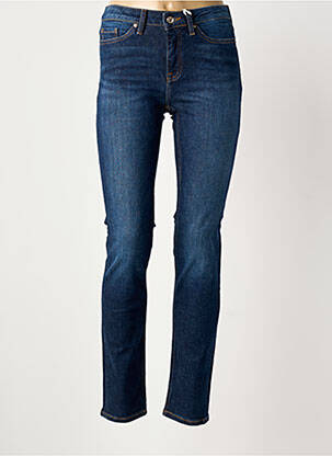 Jeans coupe droite bleu TOMMY HILFIGER femme