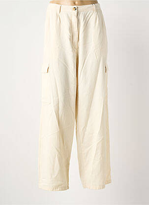 Pantalon cargo beige ASTRID BLACK LABEL femme