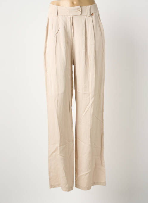 Pantalon large beige AMELIE & AMELIE femme