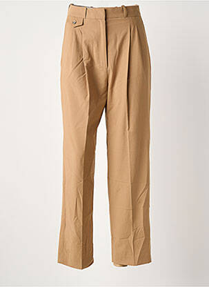 Pantalon droit marron MANGO femme