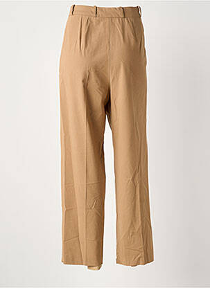 Pantalon droit marron MANGO femme