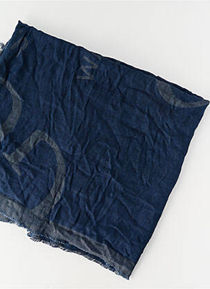 Foulard bleu GUESS homme