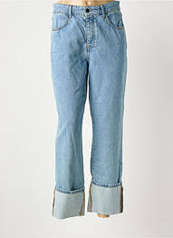 Jeans coupe droite bleu ASTRID BLACK LABEL femme