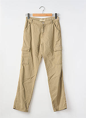Pantalon cargo beige MANGO femme