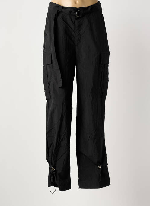 Pantalon cargo noir YUGEN femme