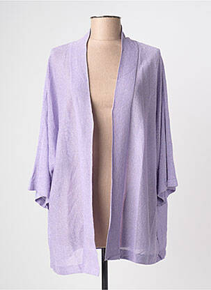 Veste kimono violet AMELIE & AMELIE femme
