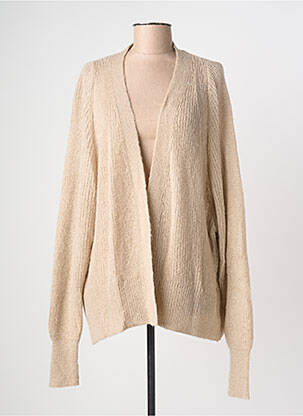 Gilet manches longues beige ASTRID BLACK LABEL femme