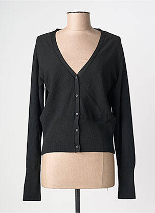 Gilet manches longues noir ASTRID BLACK LABEL femme