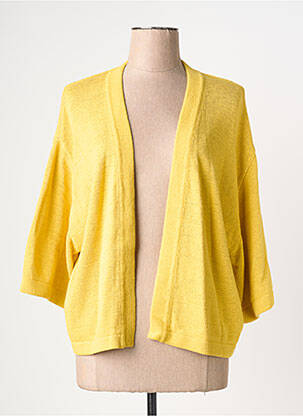 Gilet manches courtes jaune MAYERLINE femme