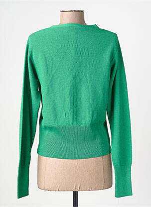 Gilet manches longues vert ASTRID BLACK LABEL femme
