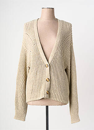 Gilet manches longues beige ESPRIT femme