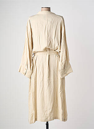 Robe mi-longue beige YUGEN femme